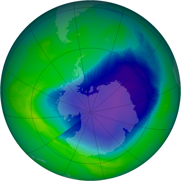 Ozone Map 1999-11-05